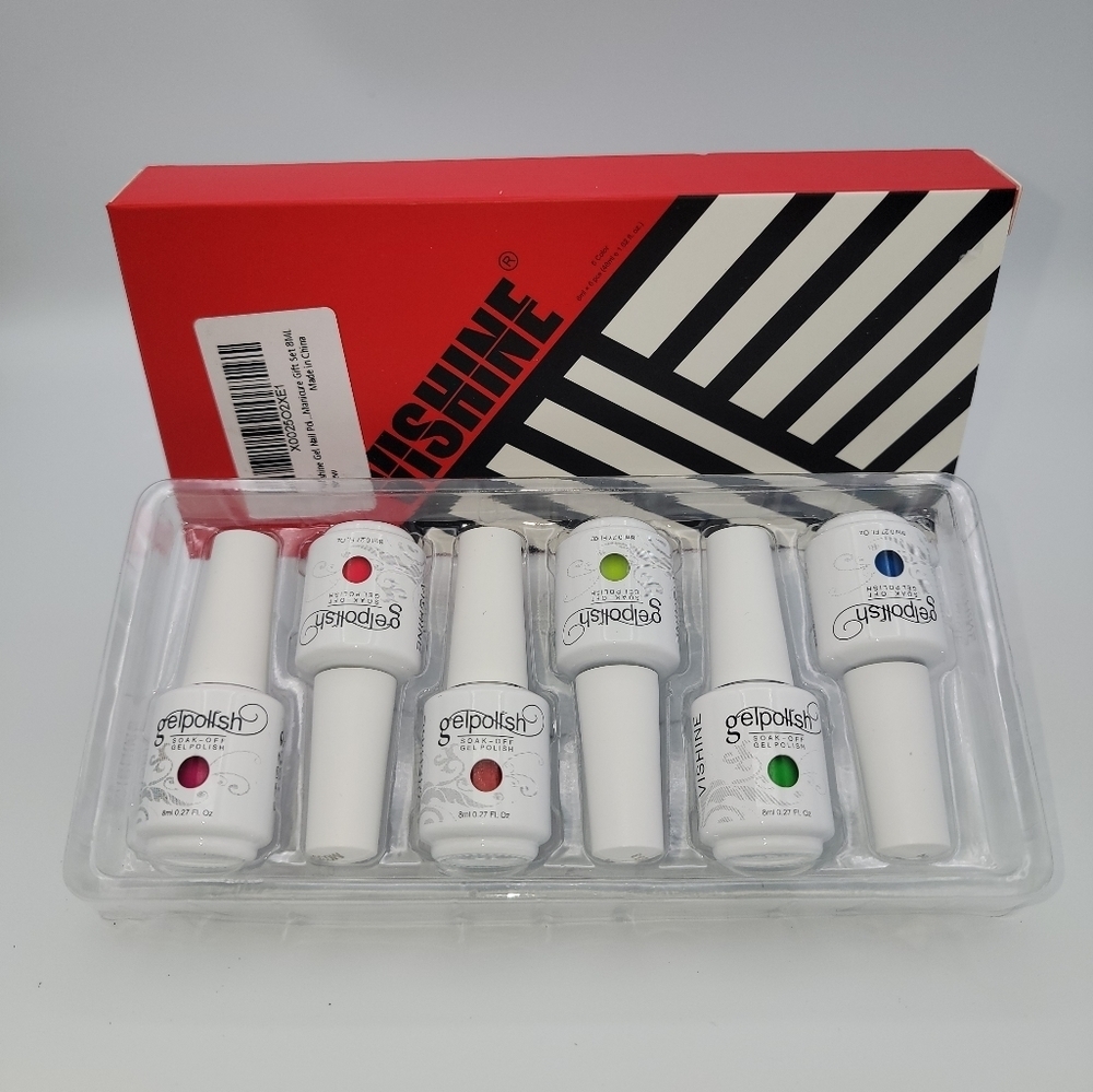 New Nail Polish & Top Coat Manicure Gift Set, NWT - Picture 3 of 9